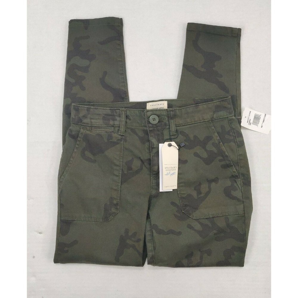 Sanctuary Pants Womens Skinny Green Palmer - Picture 10 of 12
